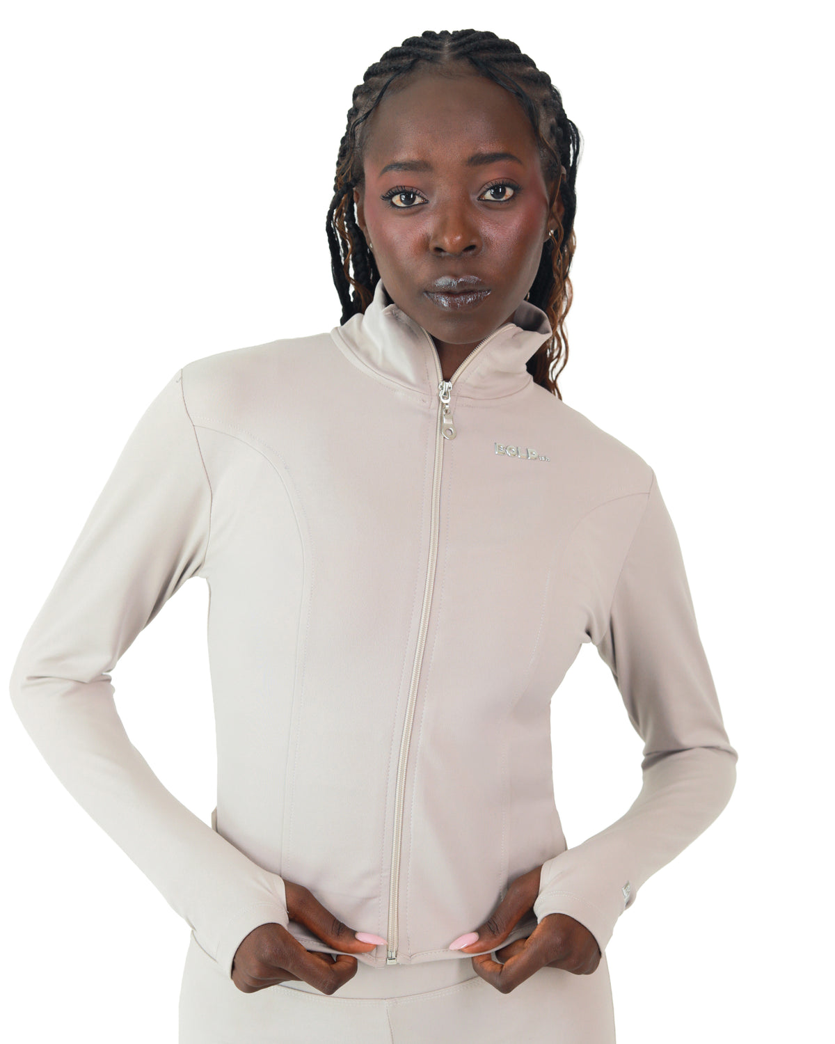 Sculpted V Shape Crop Jacket