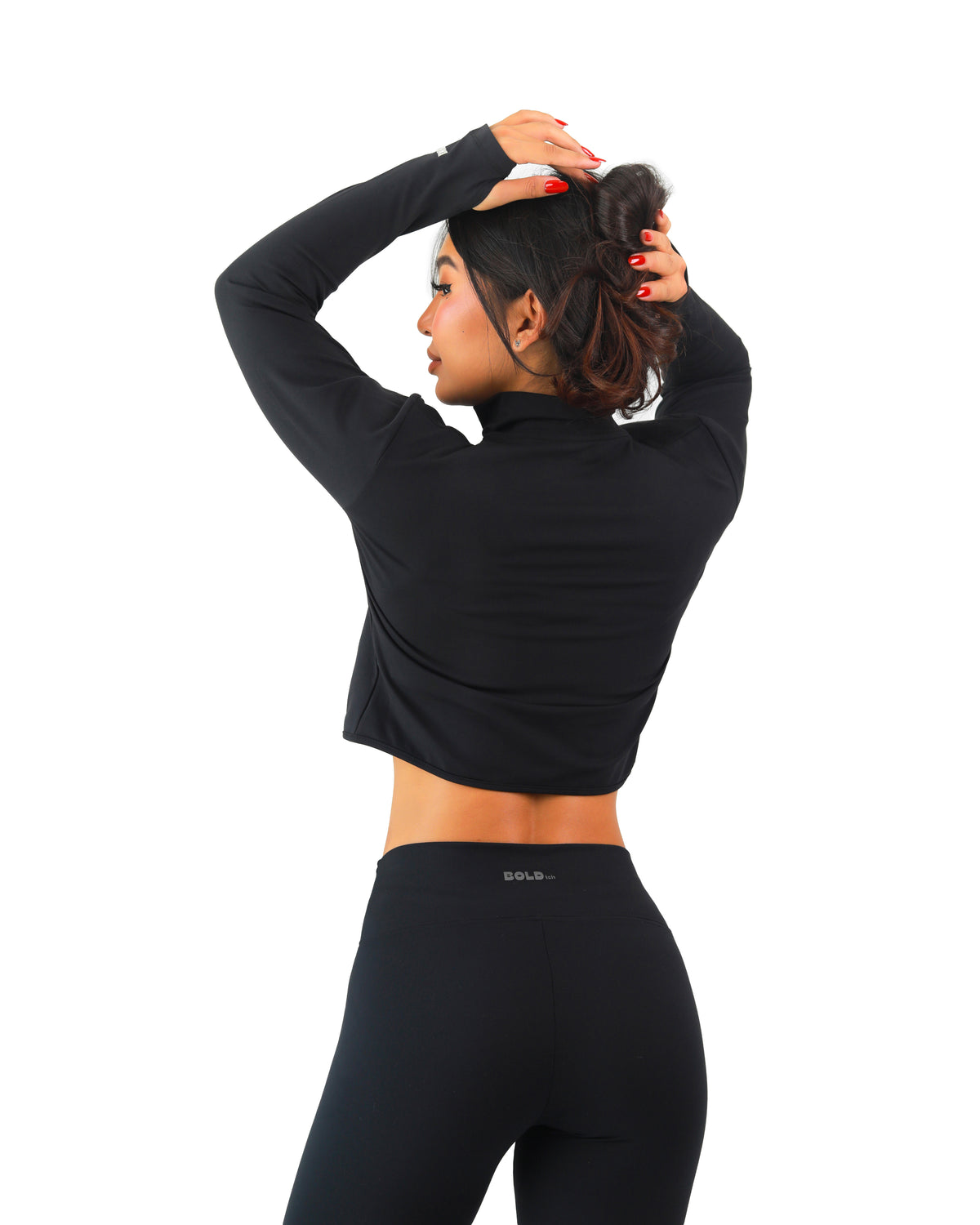 Sculpted V Shape Crop Jacket