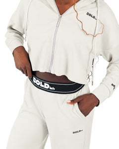 BOLDISH ZIPPERED CROP TOP