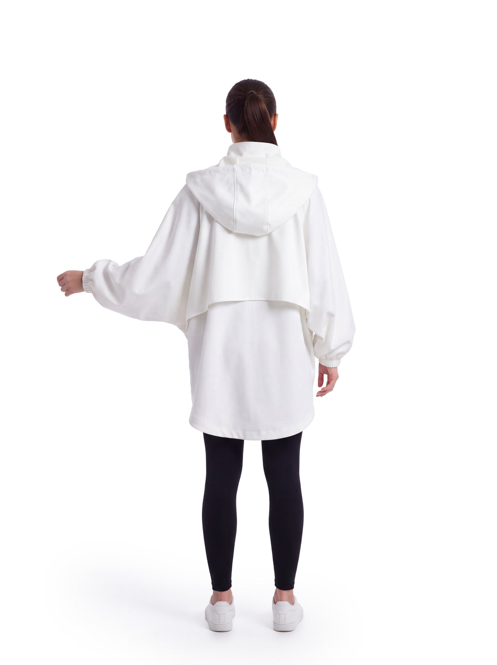 One Size Fits All Trench Jacket with zipper