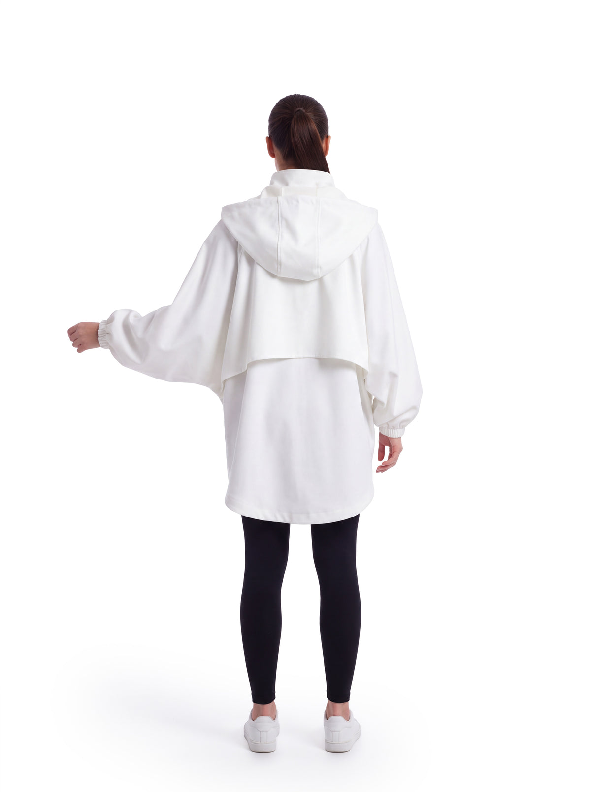 One Size Fits All Trench Jacket with zipper