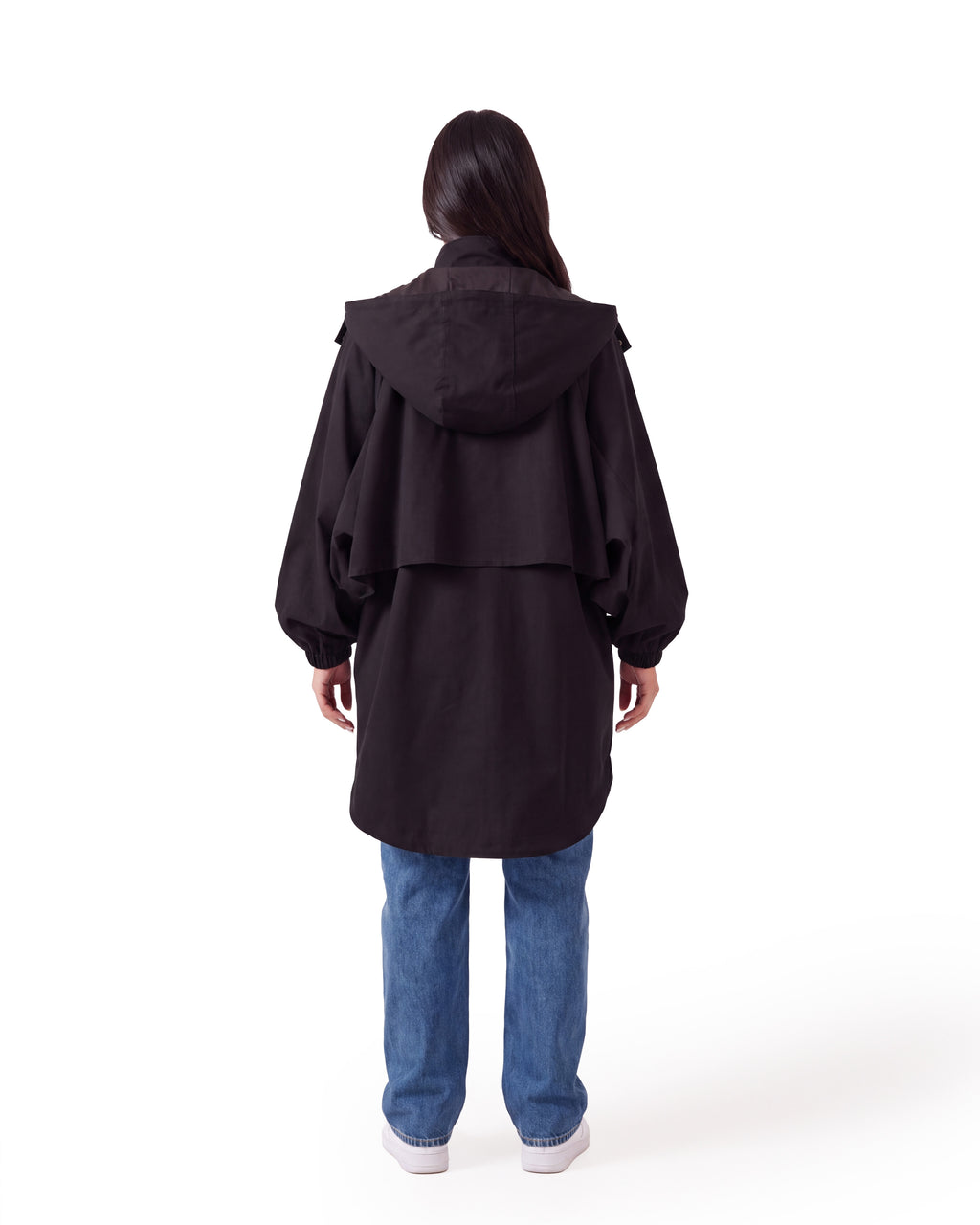 One Size Fits All Trench Jacket with zipper